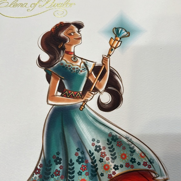 Elena of Avalor limited edition art work and box - NEW - Picture 9 of 10
